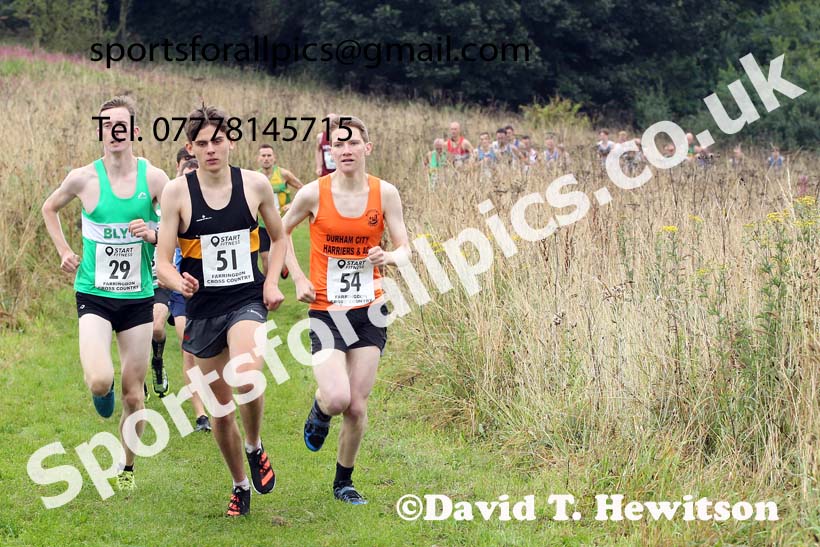 Senior Mens relay, 2021 Farringdon Open Cross Country, Sunderland . Photo: David T. Hewitson/Sports for All Pics